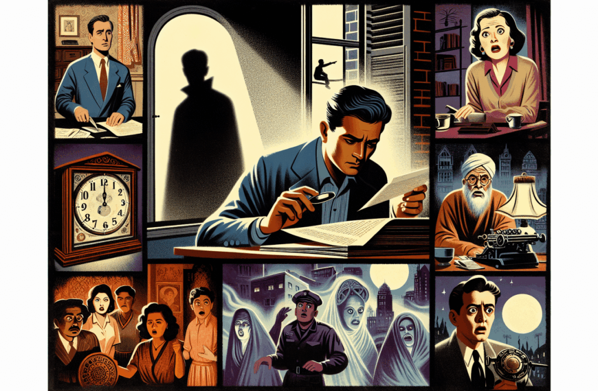 Título: «Sombras de Hitchcock» Episodio 1: «El fugitivo de la verdad» Sinopsis: Un periodista recibe una carta anónima que promete revelar la verdad sobre un caso sin resolver de hace décadas. Siguiendo las pistas, se ve obligado a adentrarse en un mundo de misterio y peligro, descubriendo que alguien está dispuesto a todo para mantener el secreto oculto. Episodio 2: «Ventana hacia el abismo» Sinopsis: Una mujer convaleciente comienza a espiar a sus vecinos desde la ventana de su apartamento, arrastrando a su reticente enfermero a su creciente obsesión. Pronto, creen ser testigos de un acontecimiento impactante, pero enfrentan la…