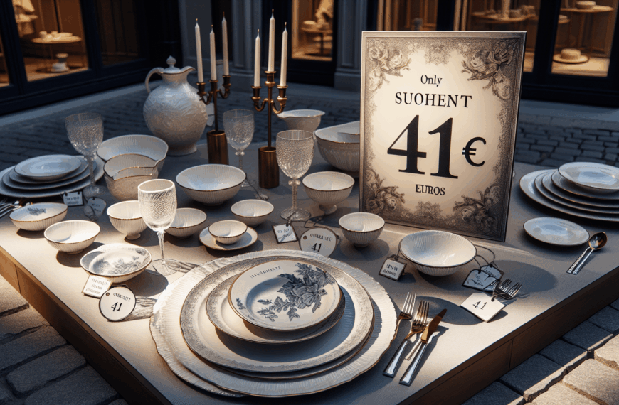 Carrefour Ofrece la Vajilla Más Elegante y Sofisticada por Solo 41 Euros