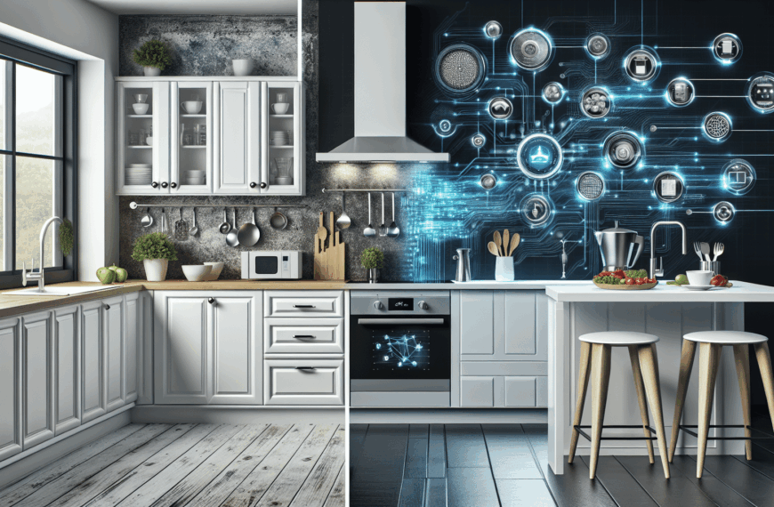 Innovación en Cocinas: Despídete del Blanco y los Armarios Altos, y Dale la Bienvenida a la Inteligencia Artificial