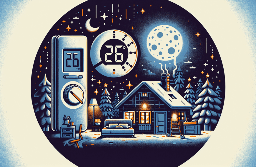 Optimiza tu Termostato Nocturno para Ahorrar Energía y Olvídate de los 26°C