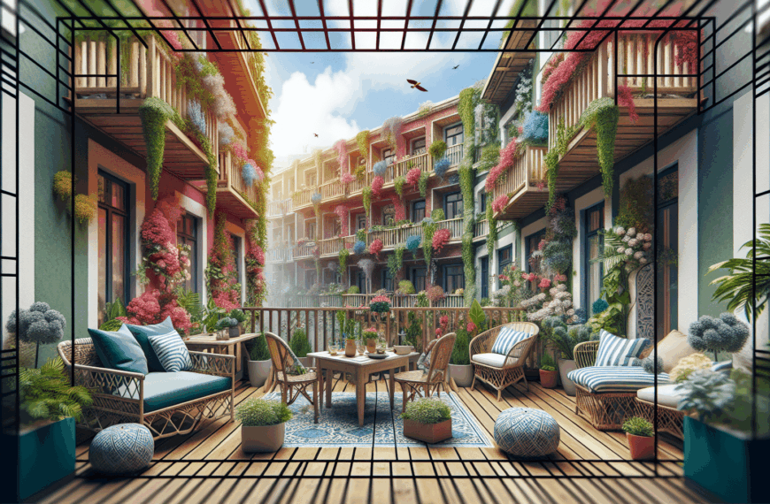 Transforma tu Balcón Estrecho en un Oasis Veraniego sin Renovaciones Costosas