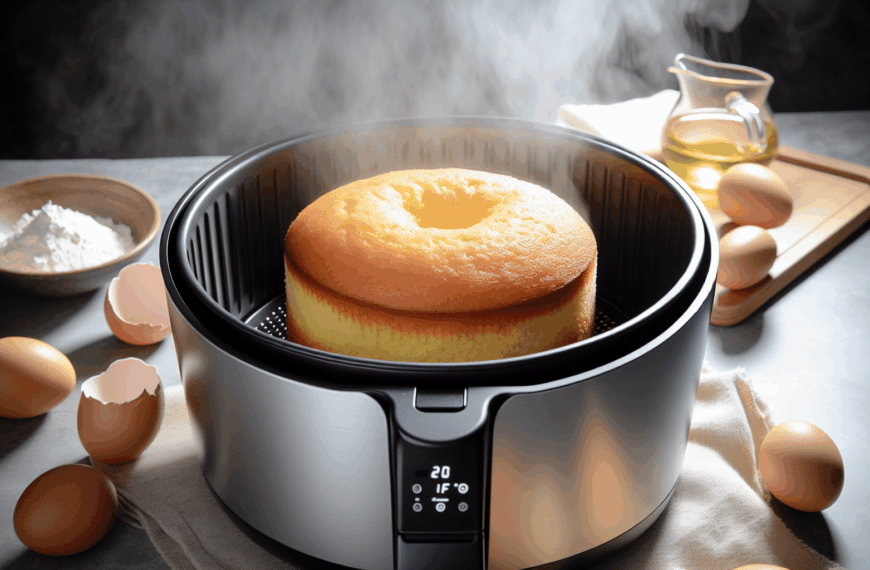 Delicia en Minutos: Bizcocho Esponjoso Rápido en la Air Fryer