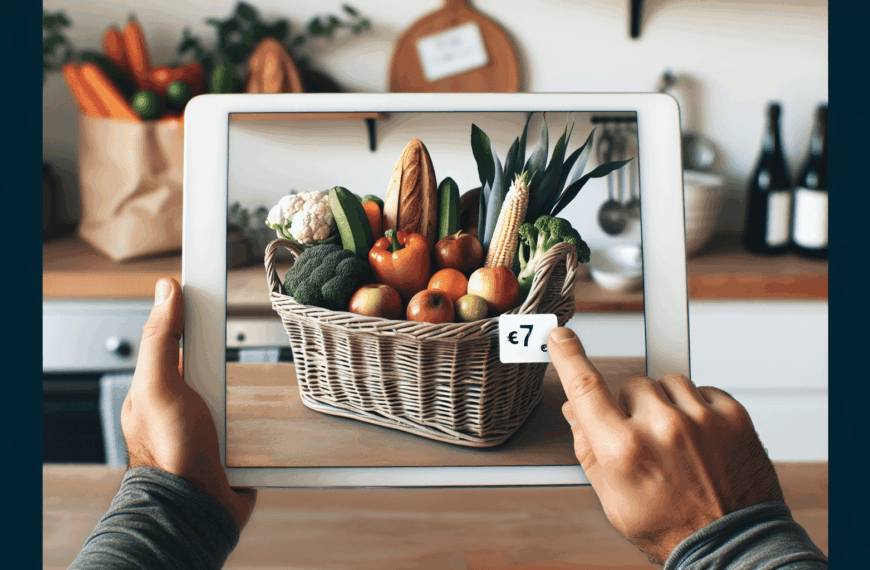 Cesta Natural para el Almacenamiento de Frutas y Verduras en la Cocina por Solo 7 Euros
