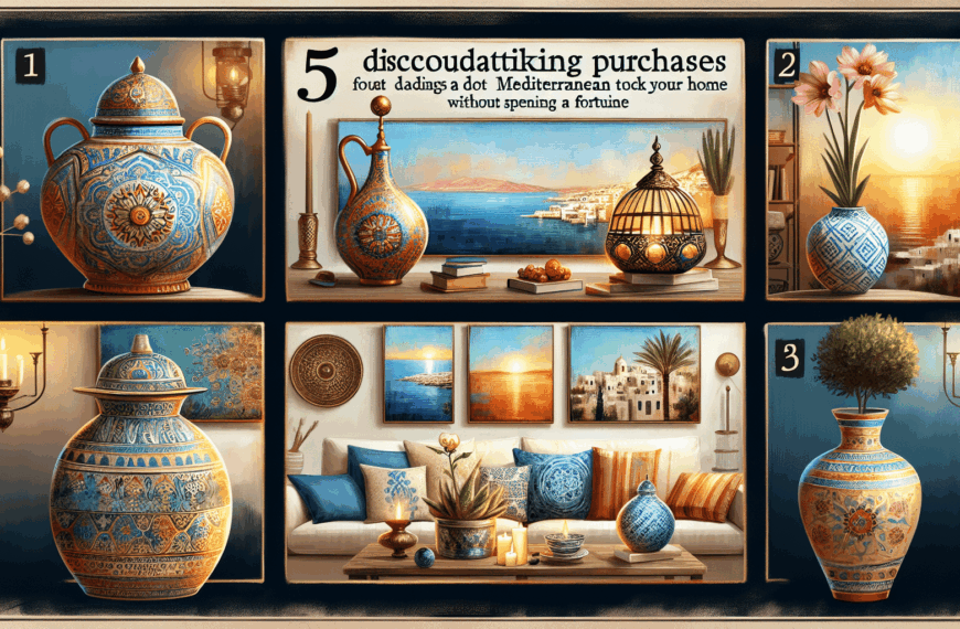 Transforma tu Hogar con un Toque Mediterráneo: 5 Compras Económicas de las Rebajas en Maisons du Monde
