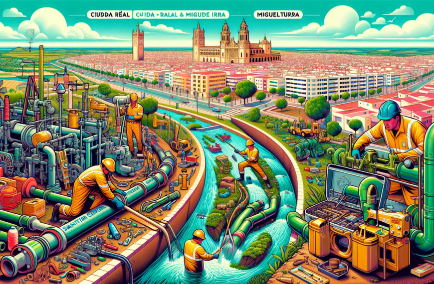 Ciudad Real y Miguelturra Colaboran con Acuaes para Reparar el Emisario de Saneamiento