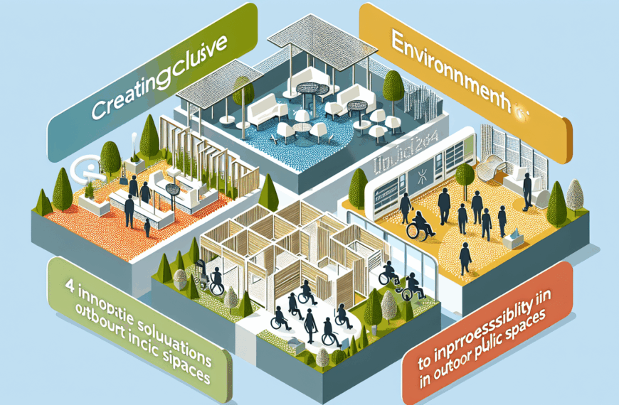 Innovación y Acceso: 4 Soluciones para Entornos Públicos Exteriores Más Inclusivos en 2024