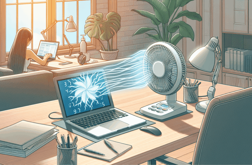 Olvídate del Calor: El Ventilador de Mesa para Teletrabajar Sin Aire Acondicionado