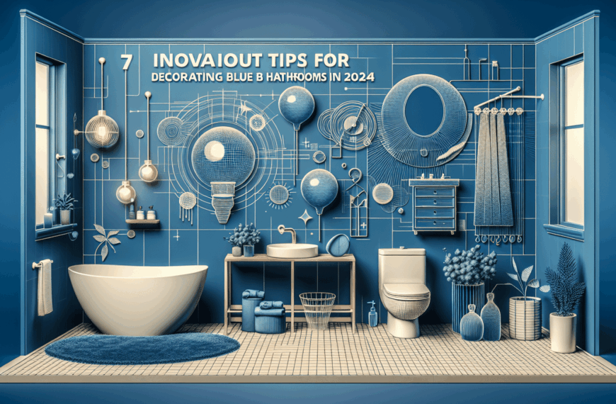 Transforma tu Espacio: 7 Ideas Revolucionarias para Baños Azules en 2024