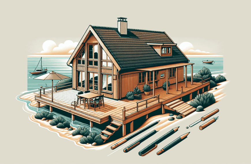 Explora Dinamarca: Casa de Madera de Diseño con Vistas al Kattegat