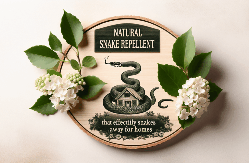 El Mejor Repelente Natural para Alejar Serpientes sin Olores Desagradables