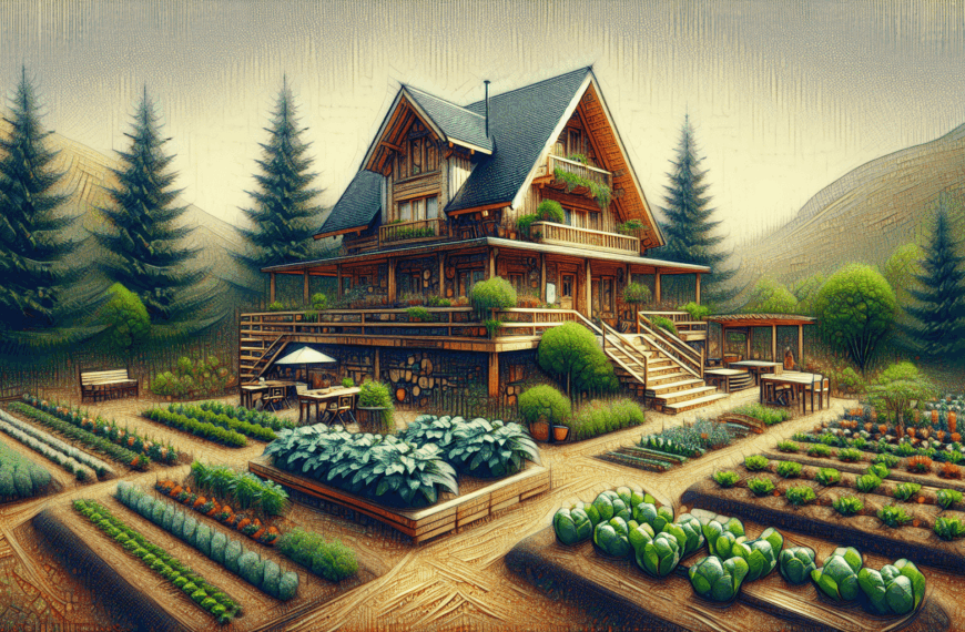 La Eco-Residencia de Laura Madrueño en la Sierra de Madrid: Robustas Paredes, Madera Natural y un Huerto Sostenible