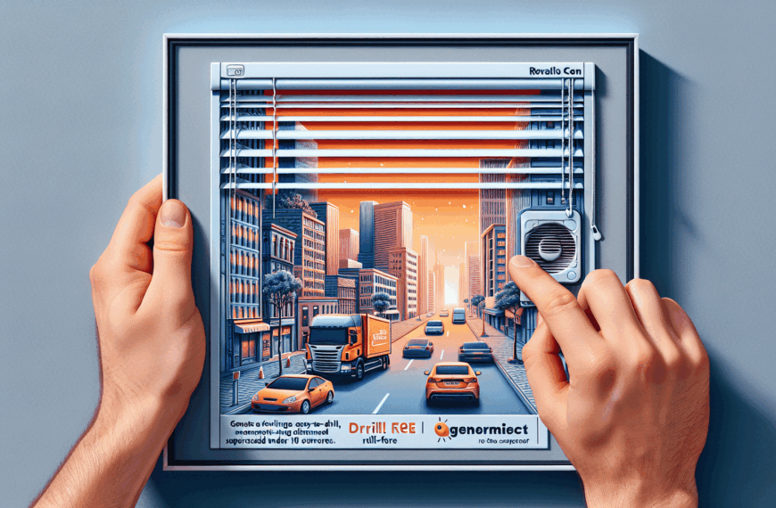 Lidl Inaugura Innovador Estor Sin Taladros: Instalación Fácil y Reducción de Temperatura por Menos de 10 Euros