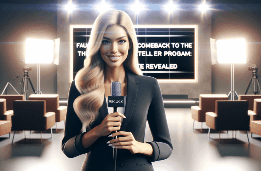 Luján Argüelles Anuncia su Regreso a la Televisión con su Programa Estrella: Fecha de Vuelta Revelada