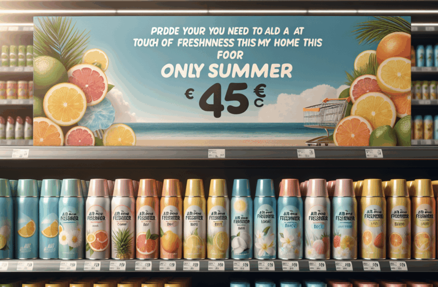 Dale Frescura a Tu Hogar Este Verano por Solo 1,45€ con el Nuevo Ambientador de Mercadona