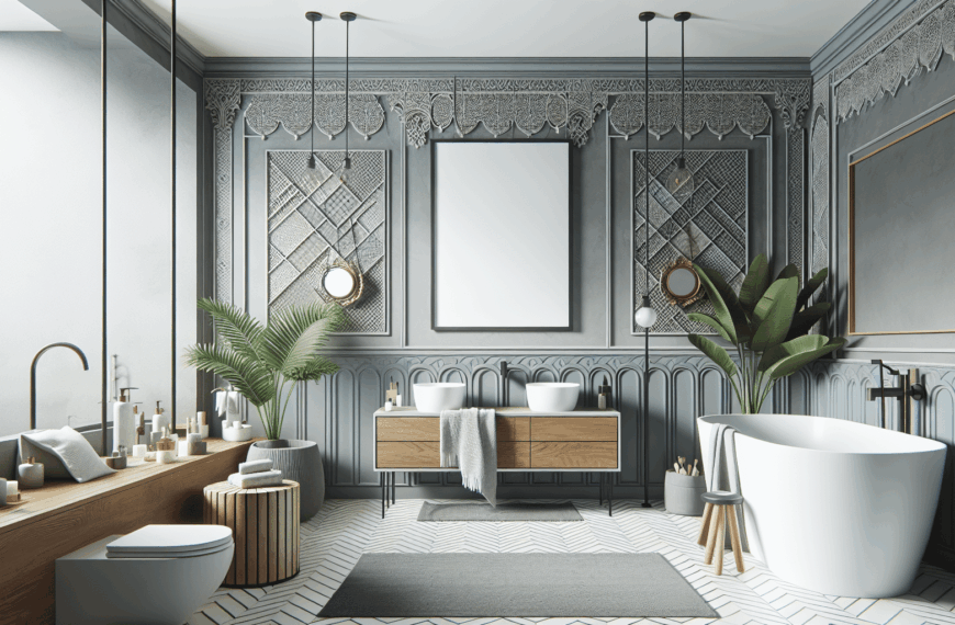 Inspiración para 2024: Decoración de Baños en Gris y Blanco que Te Sorprenderá