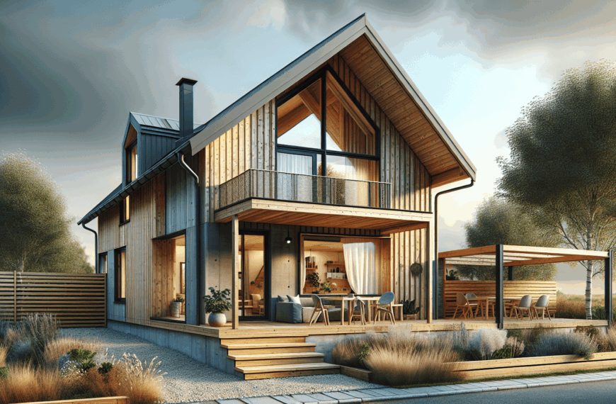 Tesoro Escandinavo: Innovadora Casa de Madera Moderna en Dinamarca