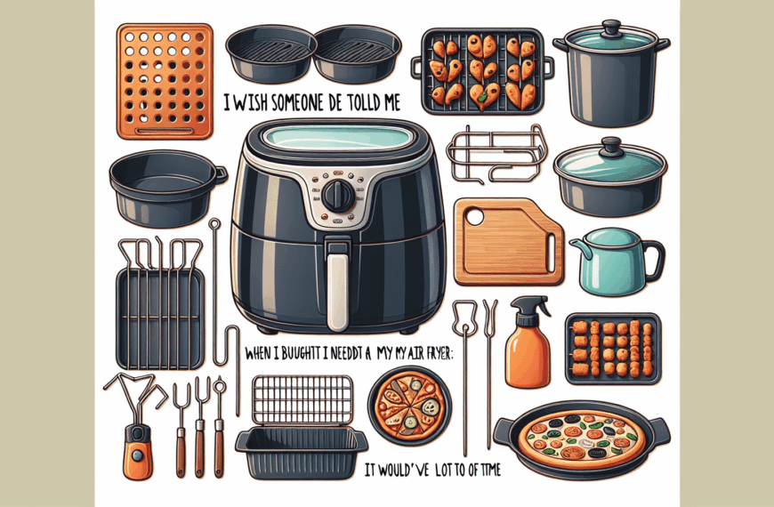 Los Complementos Imprescindibles para tu Freidora de Aire: Consejos que Desearías Haber Conocido Antes