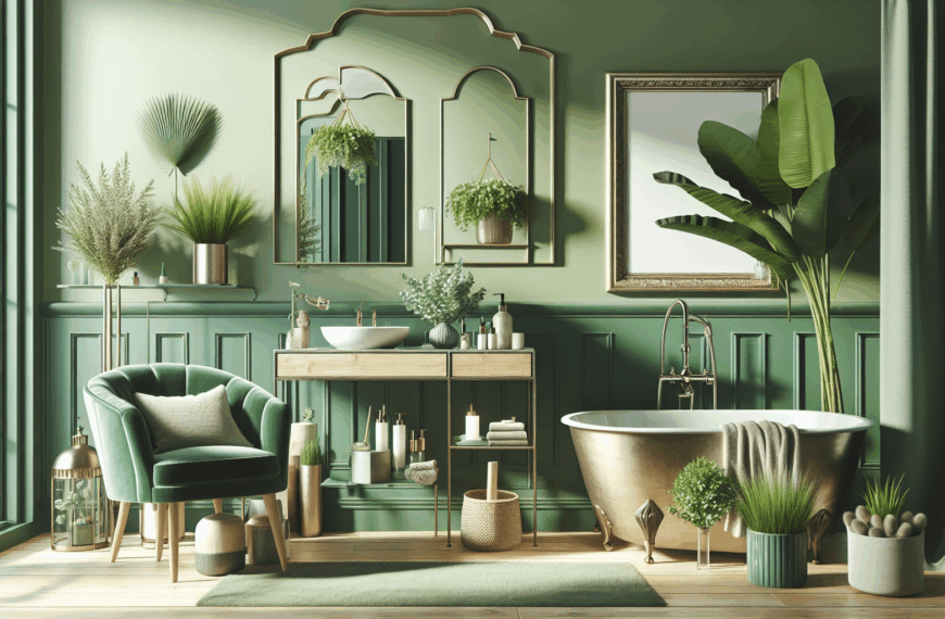 Baños Verdes: Elegancia y Frescura que Transformarán tu Hogar