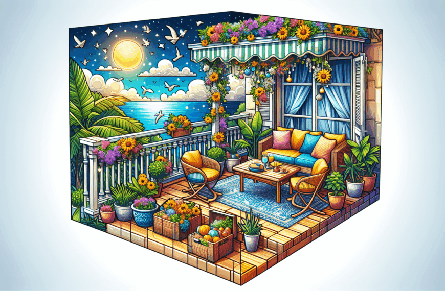 Convierte Tu Balcón Monótono en un Vibrante Oasis de Verano en 3 Sencillos Pasos