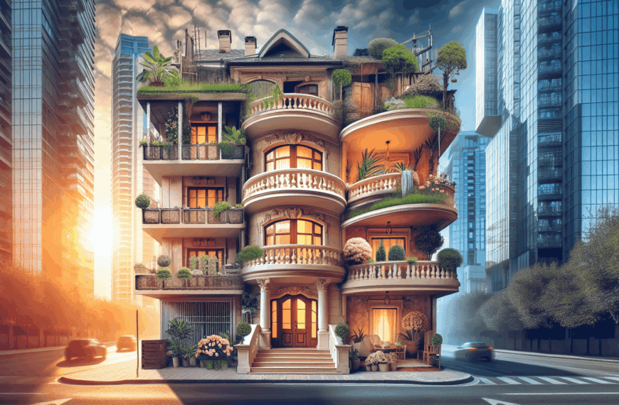 Balcón Modesto se Transforma Sorprendentemente y se Integra a Barrio Acaudalado sin Necesidad de Obras