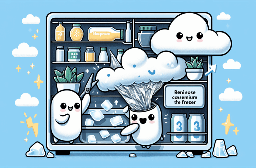 Revolucionario Truco con Papel Albal: Elimina el Hielo del Congelador y Ahorra Energía