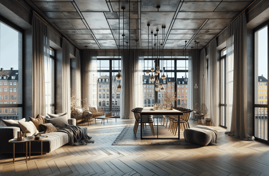 Fusión de Tradición y Vanguardia en un Espacioso Apartamento de Nyhavn, Dinamarca
