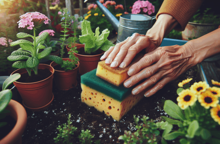 ¡Revitaliza Tus Plantas: Secretos de la Esponja Vieja para un Crecimiento Exuberante!