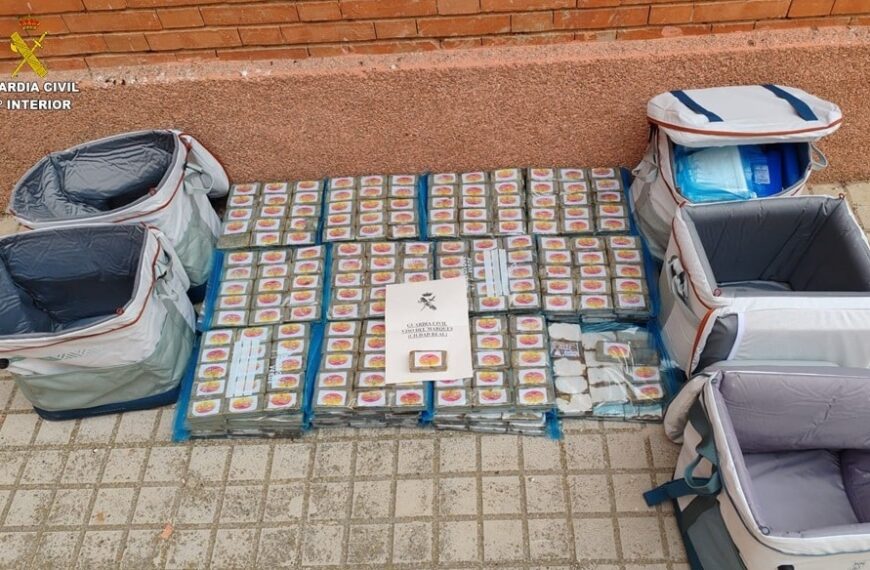 La Guardia Civil interviene 85 kilos de hachís durante la realización de un control en Almuradiel