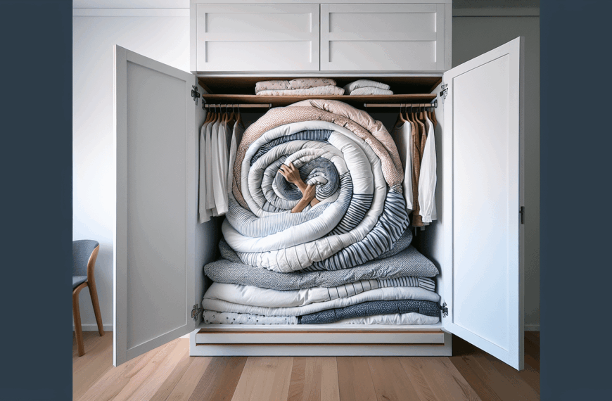 Descubre el Truco para Doblar Sábanas y Edredones sin Ocupación de Espacio en el Armario a Cualquier Edad