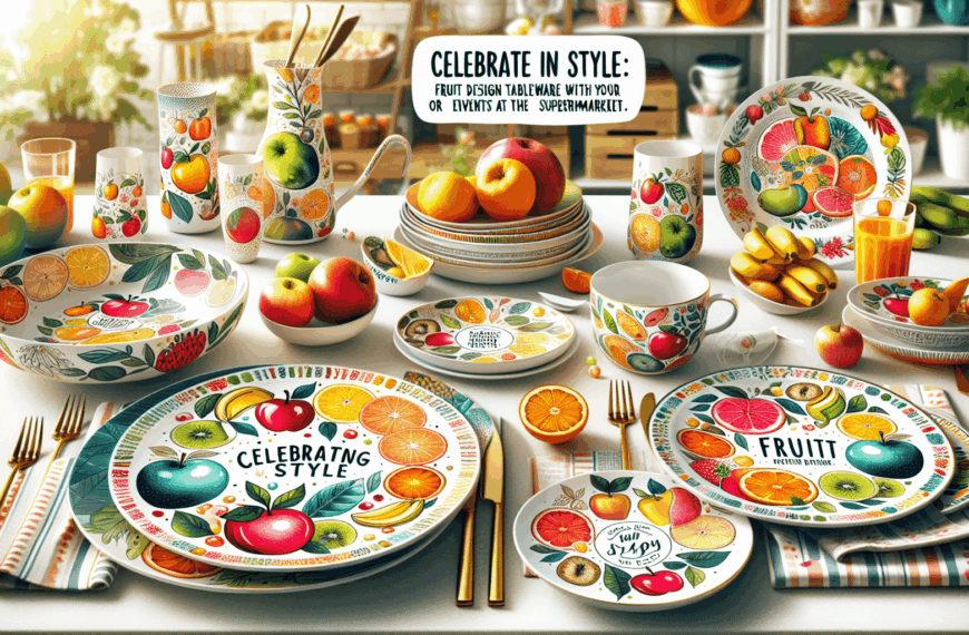 Celebra con Estilo: Vajillas de Diseño Efecto Fruta para tus Eventos en Carrefour
