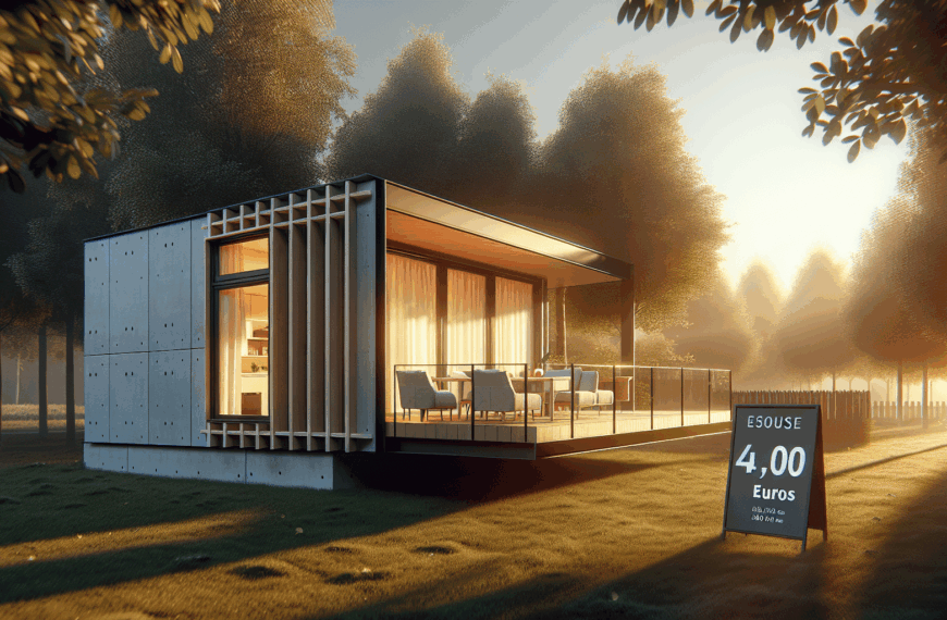 Casa Prefabricada con Terraza Integrada y Espacio para 5 Personas por 40,000 Euros