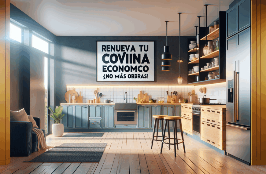 Renueva tu Cocina con el Truco Económico de Leroy Merlin: ¡No Más Obras!