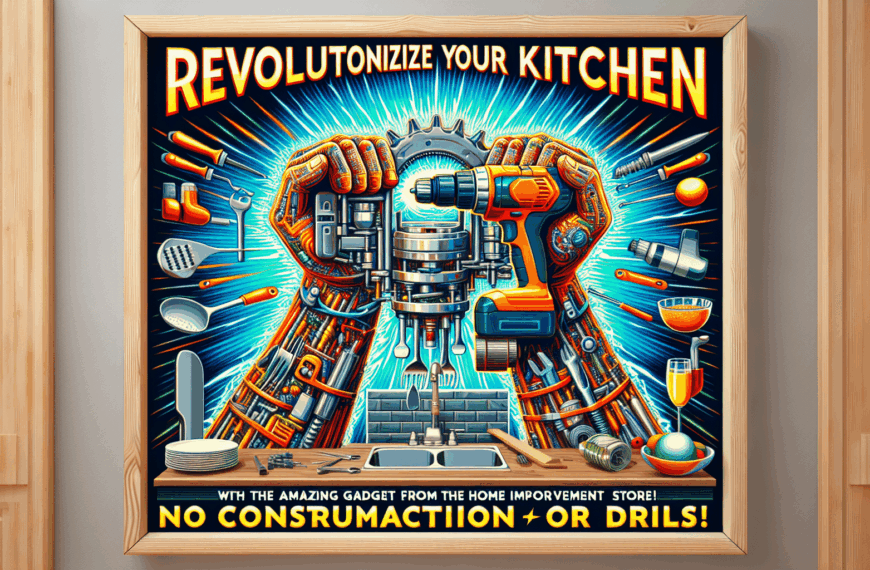 Revoluciona Tu Cocina con el Asombroso Gadget de Leroy Merlin: ¡Sin Obras ni Taladros!