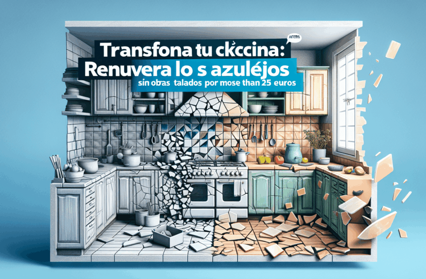Transforma Tu Cocina: Renueva los Azulejos Sin Obras Ni Taladros por Menos de 25 Euros