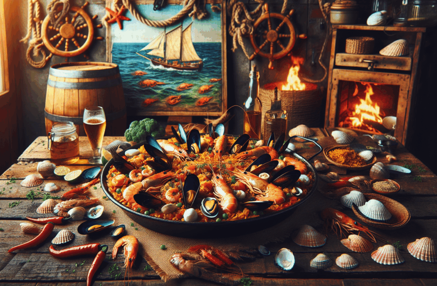 Explora el Sabor del Mar: Paella de Mariscos Perfecta para tu Jueves