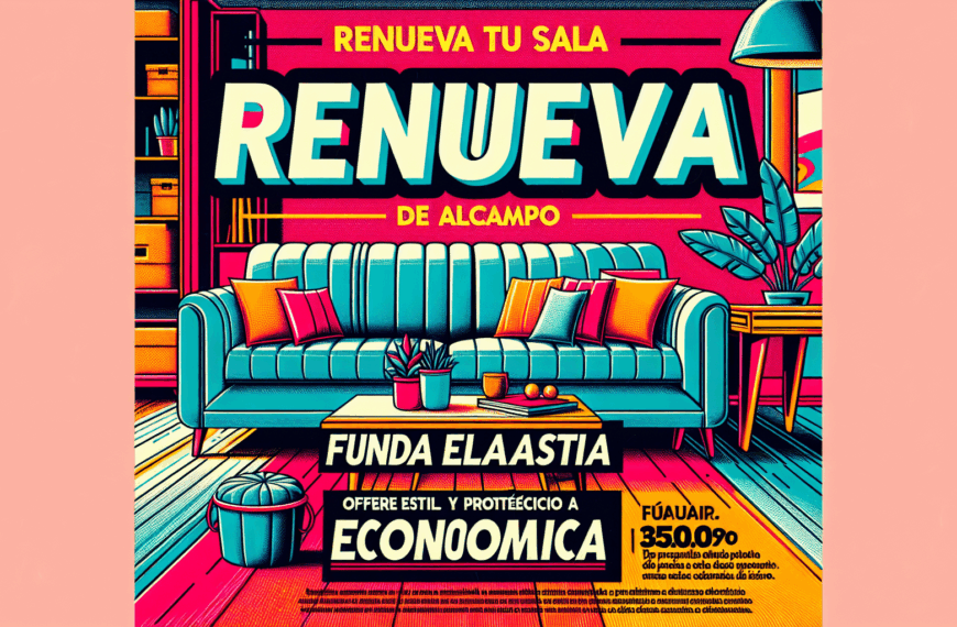 Renueva Tu Sala: Funda Elástica de Alcampo Ofrece Estilo y Protección Económica
