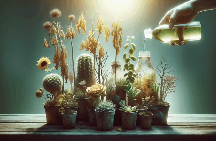 Abono Casero Increíble para Revivir Plantas Marchitas en Tiempo Récord