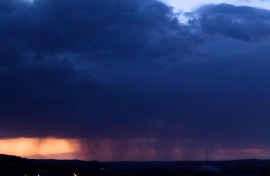Albacete estará este miércoles en aviso amarillo por lluvias y tormentas