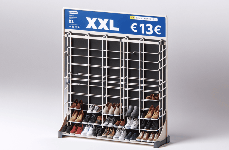 Innovación en Organización: Carrefour Lanza Zapatero XXL para 30 Pares por Solo 13 Euros