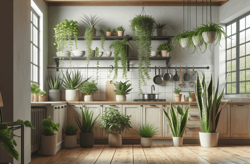 Crea un Oasis Verde: Cinco Plantas Sencillas que Revitalizarán Tu Cocina