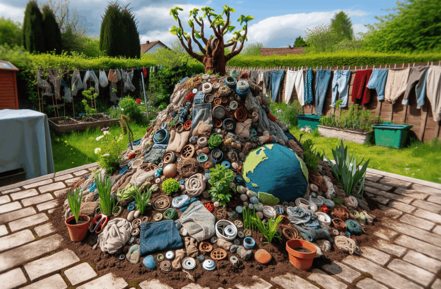 Transforma Tus Trapos Viejos en Creativos Accesorios de Jardín: Una Ingeniosa Idea DIY