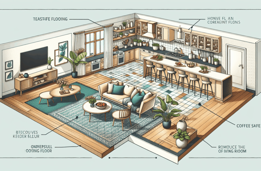 Consejos para Armonizar el Suelo de una Cocina Abierta con el del Salón
