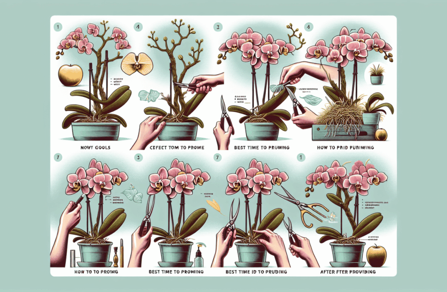 Guía Definitiva: Cuándo y Cómo Podar Orquídeas para una Floración Exuberante