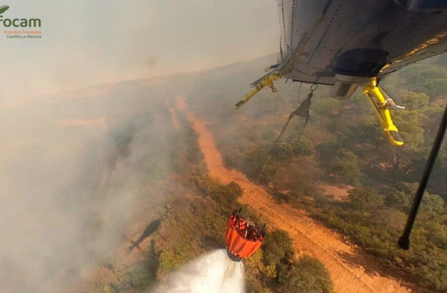 Controlado el incendio en Viso del Marqués (Ciudad Real): más de 500 hectáreas afectadas