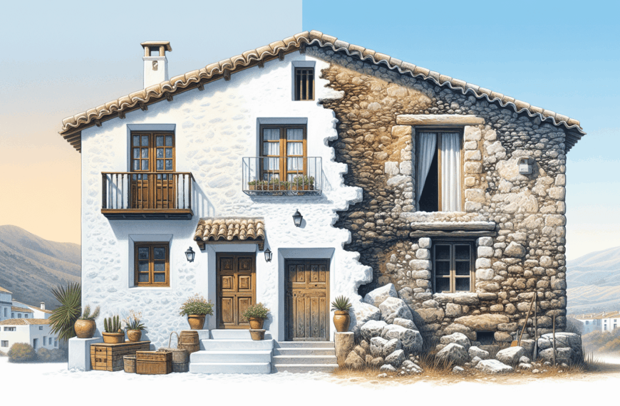 De Blanco a Rústico: La Evolución Arquitectónica de las Viviendas Españolas en el Cambio de Siglo