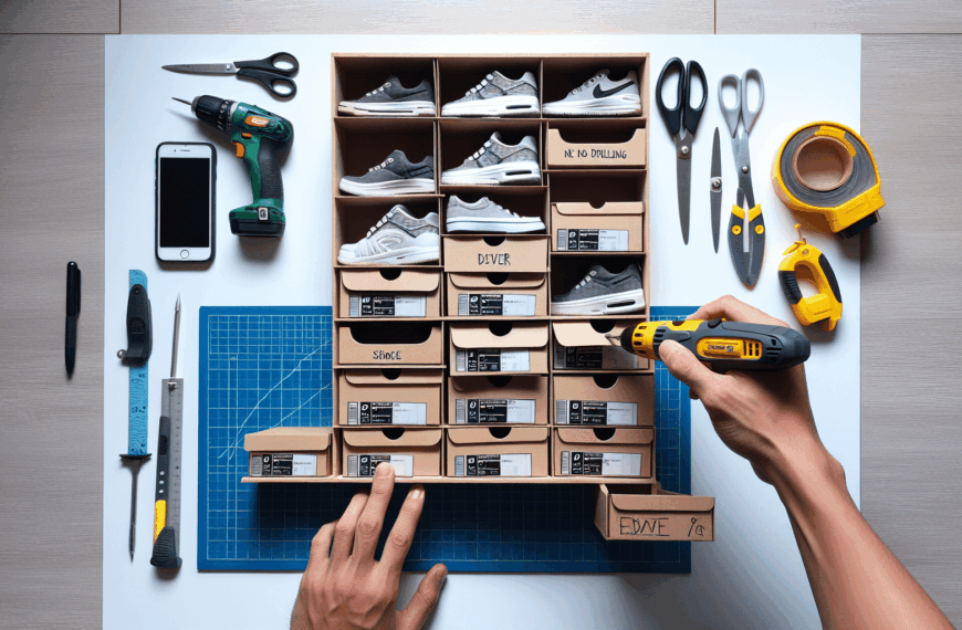 Aumenta el Espacio de Tus Cajones: Reutiliza Cajas de Zapatos de Manera Creativa y Sin Herramientas