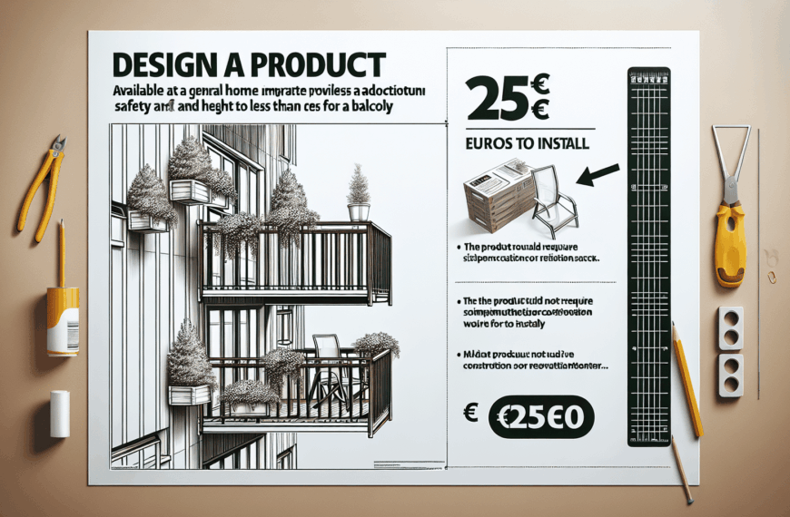 Transforma Tu Balcón Sin Esfuerzo: Seguridad y Altura Asequibles por Menos de 25 Euros con Este Producto de Leroy Merlin