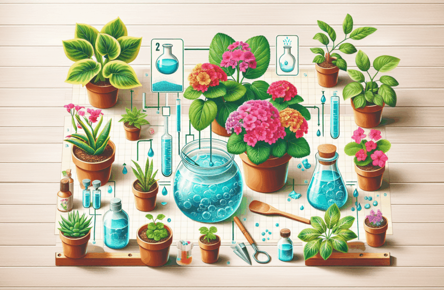 Crea Tu Propio Hidrogel Casero para Mantener Tus Plantas Hidratadas Durante las Vacaciones