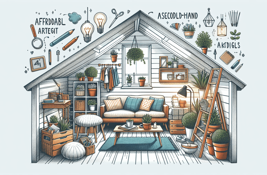 Soluciones Económicas e Ingeniosas para Decorar tu Buhardilla