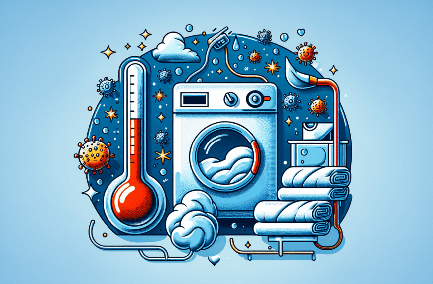 La Clave de la Limpieza: La Temperatura Ideal para Lavar Sábanas y Erradicar Gérmenes